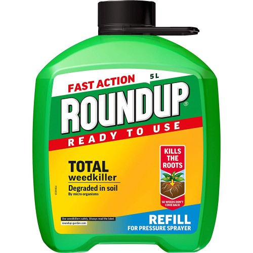 Ready to Use Fast Action Total Weedkiller 5L Refill